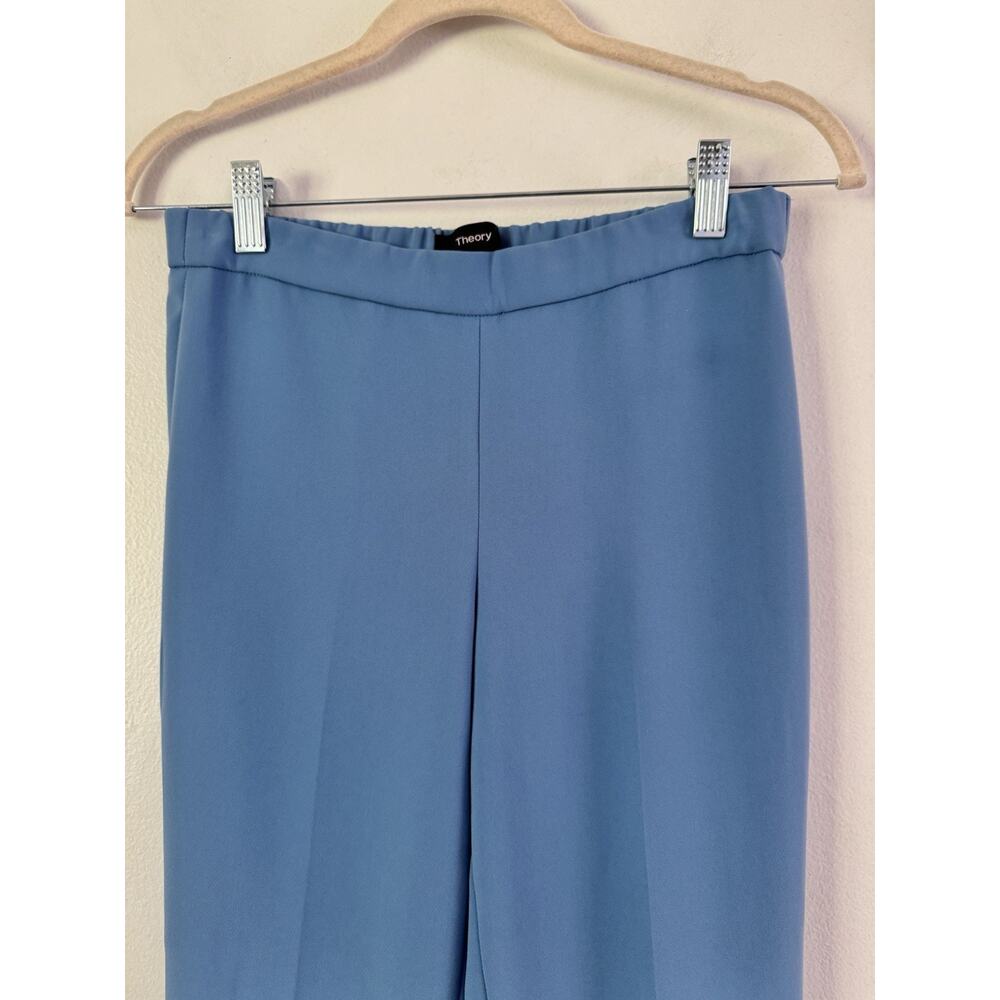 Theory Basic Pull On Light Blue Classic Crepe Siz… - image 3
